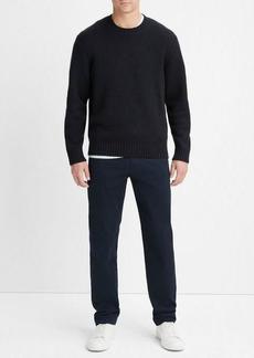 Vince Wool-Cashmere Relaxed Crew Neck Sweater