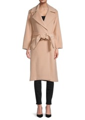 Vince Wool Double-Breasted Trench Coat