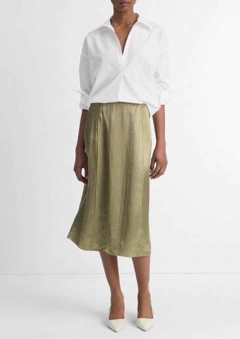 Vince Zip Straight Skirt