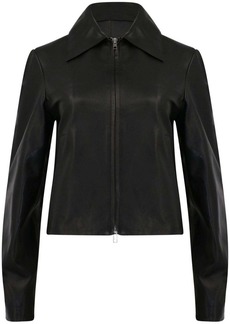 Vince zip-up leather jacket