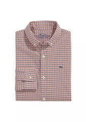 Vineyard Vines Boy's Tattersall Plaid Button-Up Shirt