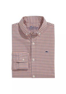 Vineyard Vines Boy's Tattersall Plaid Button-Up Shirt
