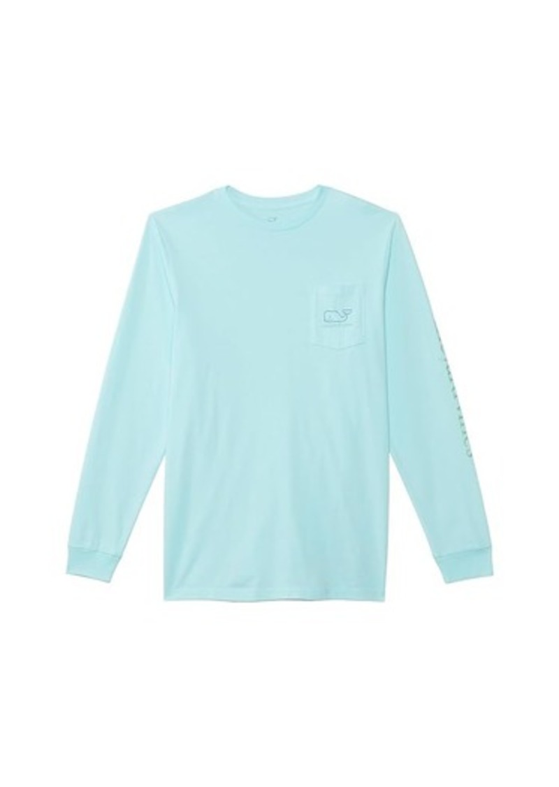 Vineyard Vines Boys' Vintt Whale Glow Long Sleeve (Little Kid)