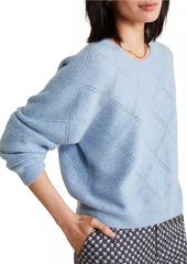 Vineyard Vines Cashmere Pointelle Pullover Sweater