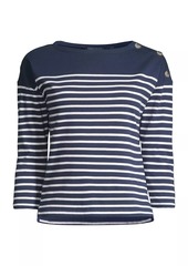 Vineyard Vines Jamestown Striped Boatneck Top