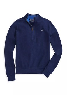 Vineyard Vines Little Boy's & Boy's Classic Zip Sweater