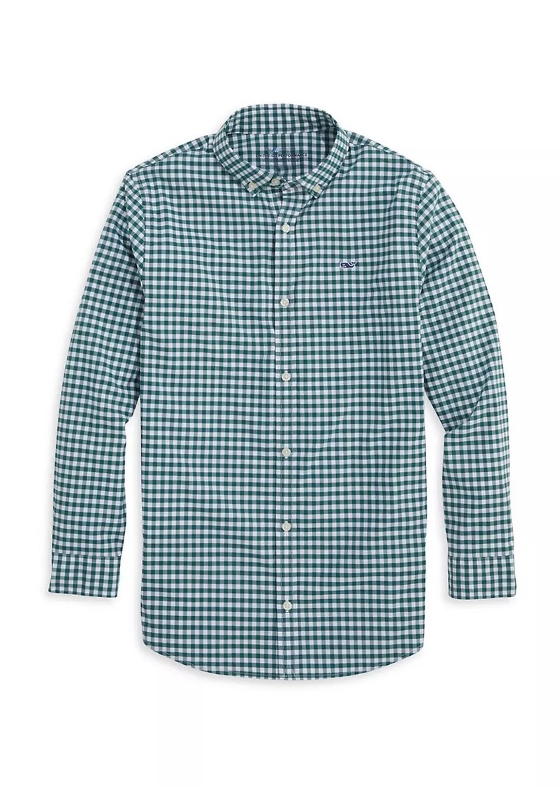 Vineyard Vines Little Boy's & Boy's Gingham Classic-Fit Shirt