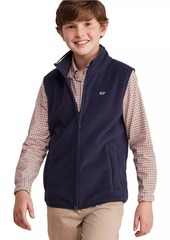 Vineyard Vines Little Boy's & Boy's Harbor Fleece Vest