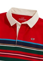 Vineyard Vines Little Boy's & Boy's Long-Sleeve Rugby Polo Shirt