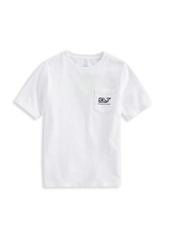 Vineyard Vines Little Boy's & Boy's Neon Camo Whale Fill Pocket T-Shirt