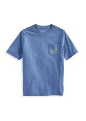 Vineyard Vines Little Boy's & Boy's Neon Vintage Whale Pocket T-Shirt