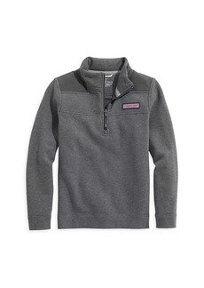 Vineyard Vines Little Boy's & Boy's Shep Quarter-Zip Sweater