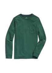 Vineyard Vines Little Boy's & Boy's Whale Logo Long Sleeve T-Shirt