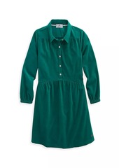 Vineyard Vines Little Girl's & Girl's Corduroy Cotton Shirt Dress