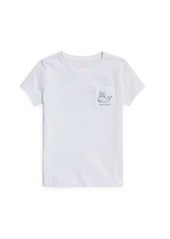 Vineyard Vines Little Girl's & Girl's Glitter Easter Whale Short-Sleeve T-Shirt