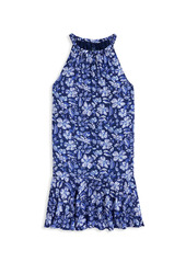 Vineyard Vines Little Girl's & Girl's Hibiscus Print Halter Dress