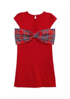 Vineyard Vines Little Girl's & Girl's Ponte Bow Shift Dress