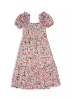 Vineyard Vines Little Girl's & Girl's Quilted Ruffle Dress