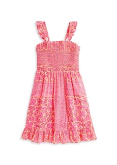 Vineyard Vines Little Girl's & Girl's Sleeveless Smocked Dress