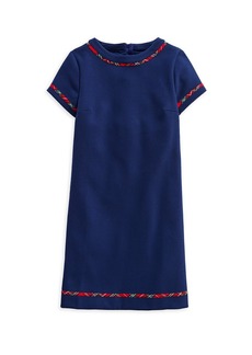 Vineyard Vines Little Girl's & Girl's Tartan-Trim Sheath Dress