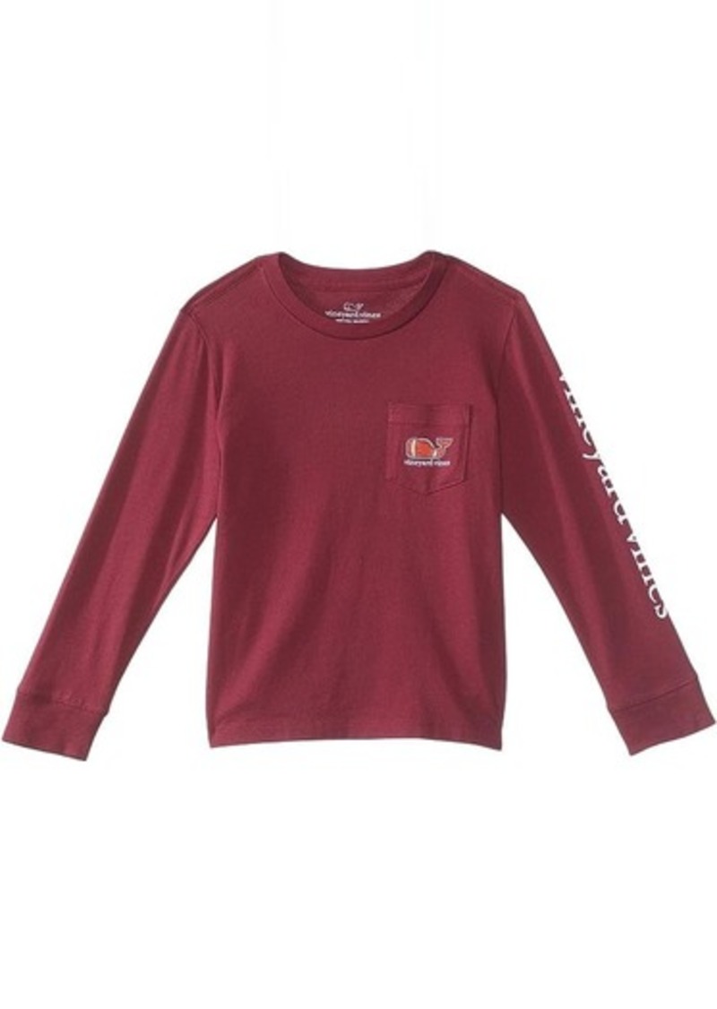 Vineyard Vines Long Sleeve Football Pocket T-Shirt (Toddler/Little Kids/Big Kids)