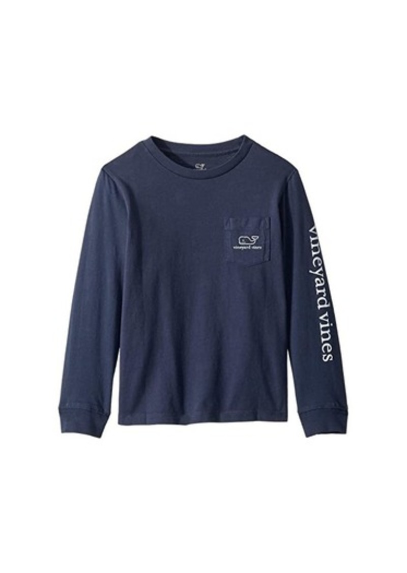 Vineyard Vines Long Sleeve Vintage Whale (Toddler/Little Kids/Big Kids)