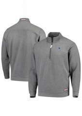 Men's Vineyard Vines Charcoal Dallas Cowboys Collegiate Shep Shirt Quarter-Zip Pullover Jacket at Nordstrom