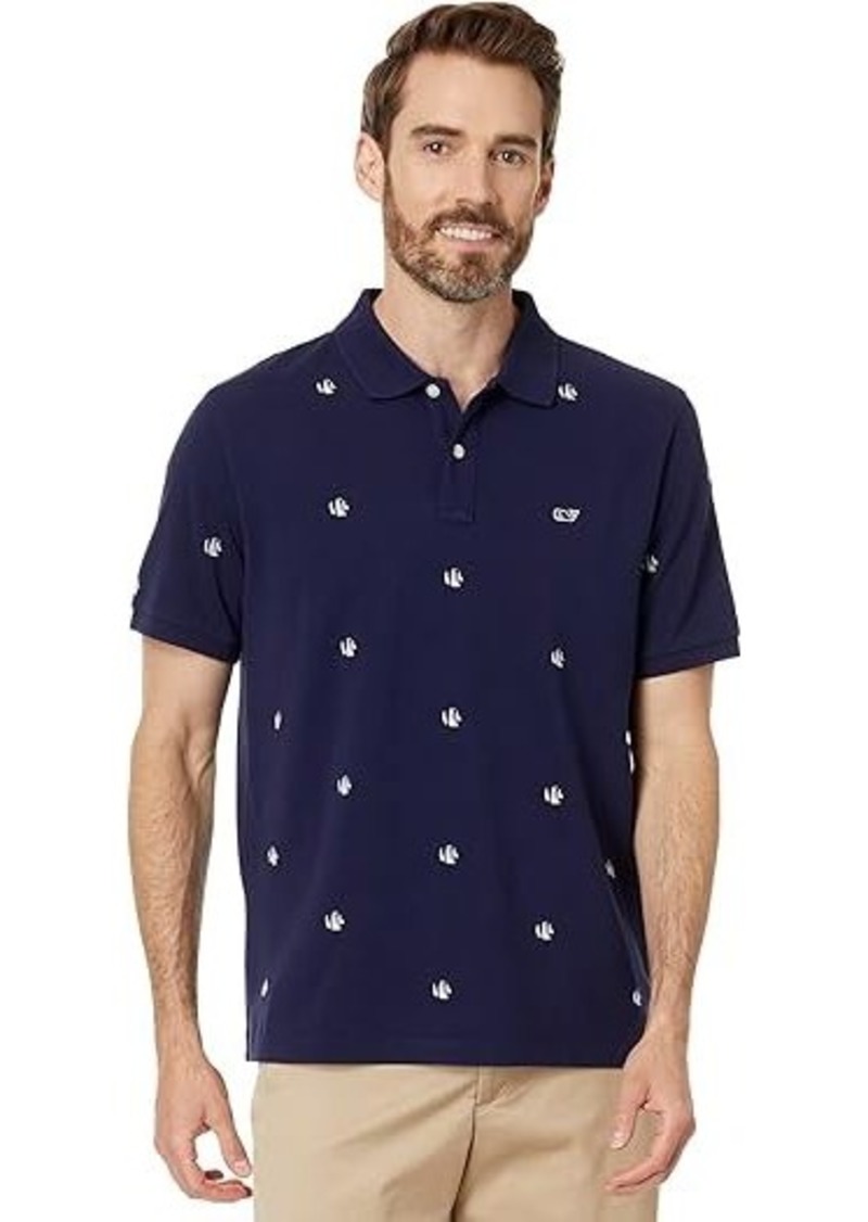 Vineyard Vines Novelty Heritage Pique Polo