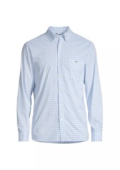 Vineyard Vines On-The-Go Plaid Button-Front Shirt
