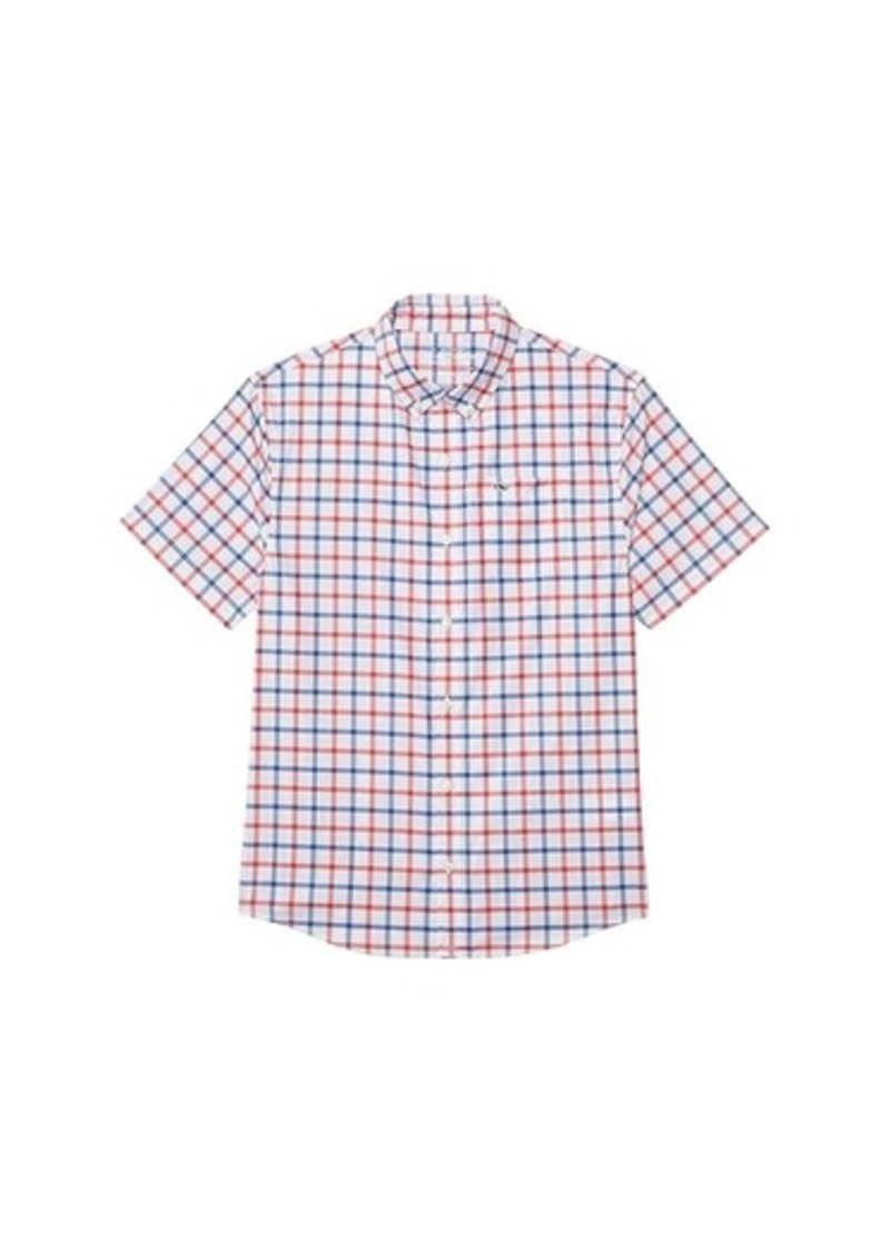 Vineyard Vines Otg Brrr Check Short Sleeve (Toddler/Little Kids/Big Kids)