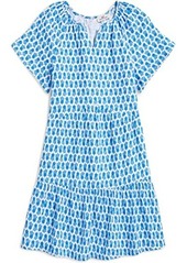 Vineyard Vines Printed Double Gauze Dress (Toddler/Little Kids/Big Kids)