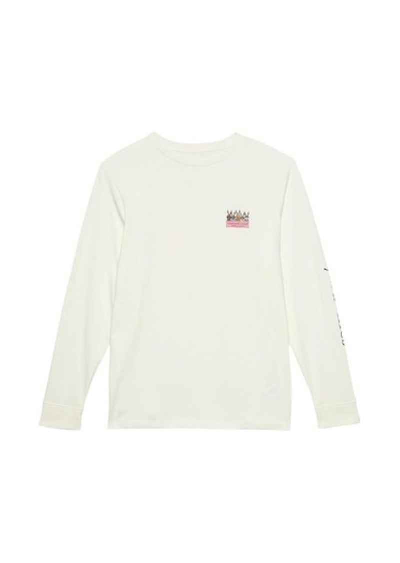 Vineyard Vines Rein-Dogs Long Sleeve Tee (Toddler/Little Kid/Big Kid)