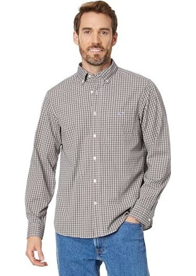 Vineyard Vines Small Check Stretch Poplin Shirt