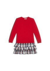 Vineyard Vines Tiered Skirt Knit Dress (Little Kids/Big Kids)