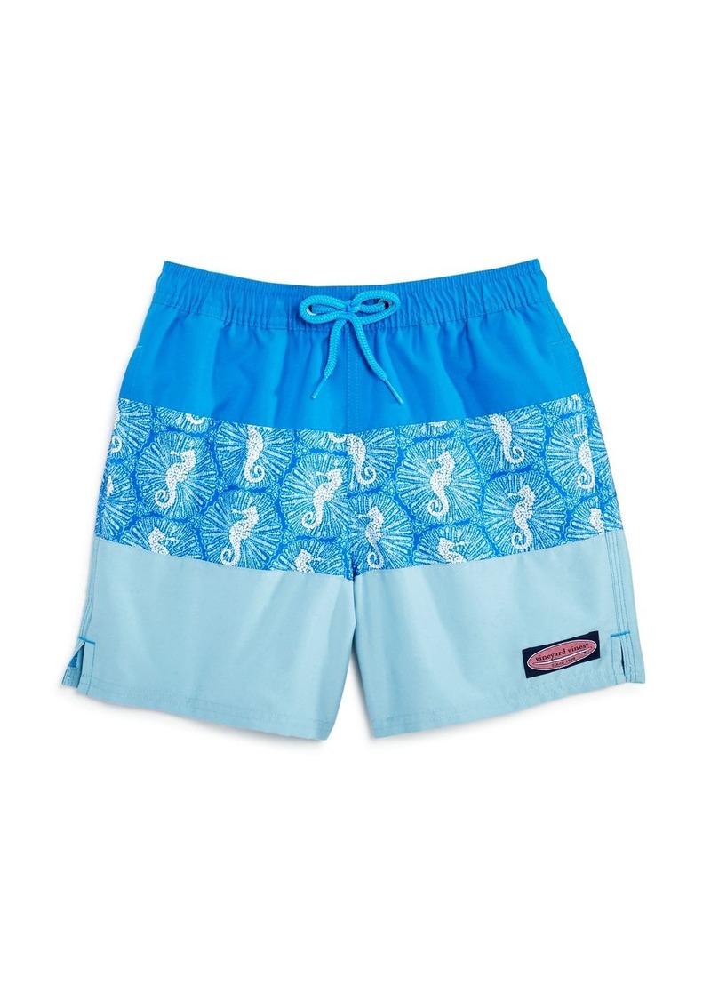 Vineyard Vines Vineyard Vines Boys' Pieced Sea Horse Swim Trunks ...