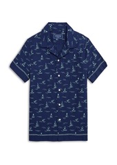 Vineyard Vines Boys' Short Sleeve Cabana Shirt - Little Kid, Big Kid