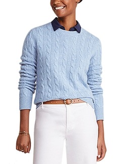 Vineyard Vines Cable Knit Cashmere Sweater