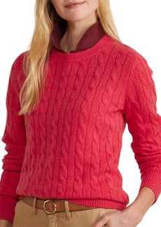 vineyard vines Cable Stitch Cashmere Sweater