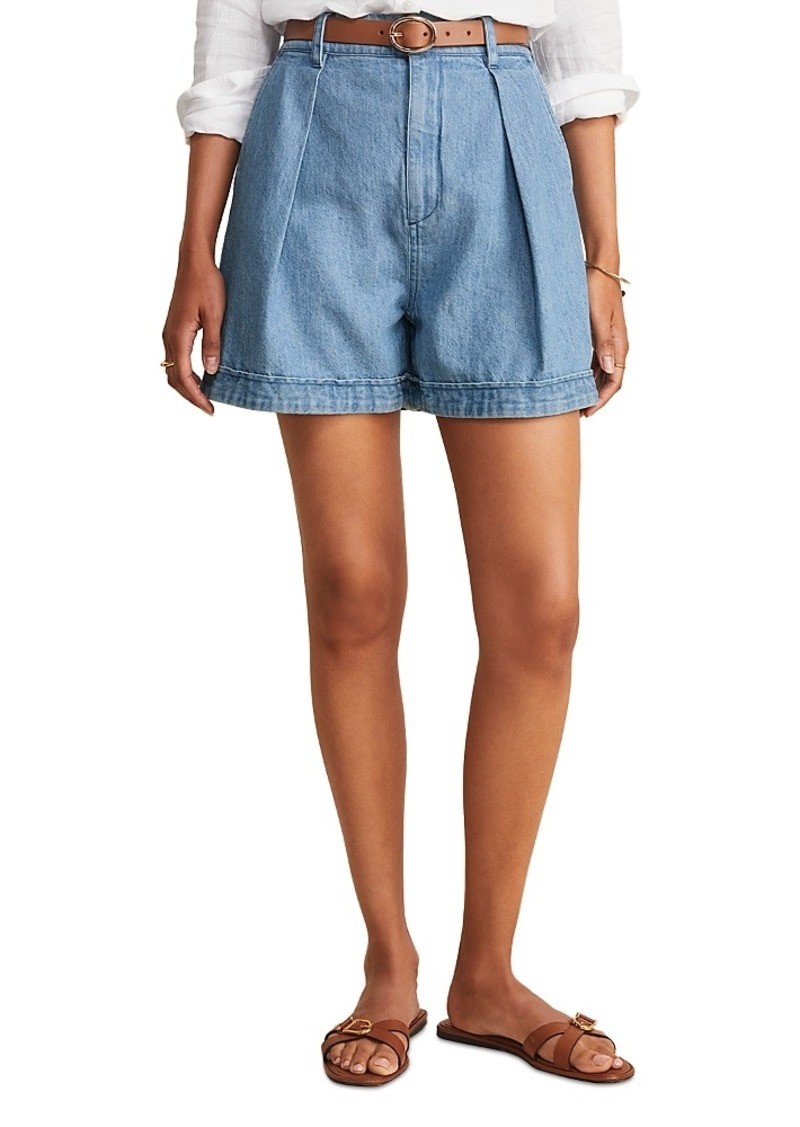 Vineyard Vines Chambray Pleated Shorts