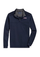 Vineyard Vines Collegiate Shep Quarter Zip Sweater