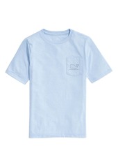 vineyard vines Heathered Whale Pocket T-Shirt (Big Boy)