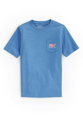 vineyard vines Kids' Burger Whale Pocket Graphic Tee (Big Boy)