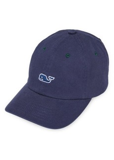 vineyard vines Kids' Embroidered Whale Cotton Baseball Cap