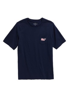 vineyard vines Kids' Whale Cotton Graphic Pocket T-Shirt
