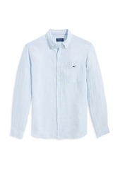Vineyard Vines Linen Button Down Regular Fit Shirt