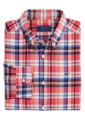 vineyard vines Madras Plaid Cotton Button-Down Shirt