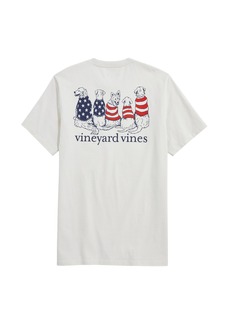 vineyard vines Men's Americana Dogs Short-Sleeve Tee