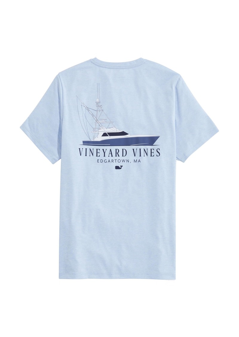 vineyard vines Men's Boat Owner Short-Sleeve Harbor Performance Tee