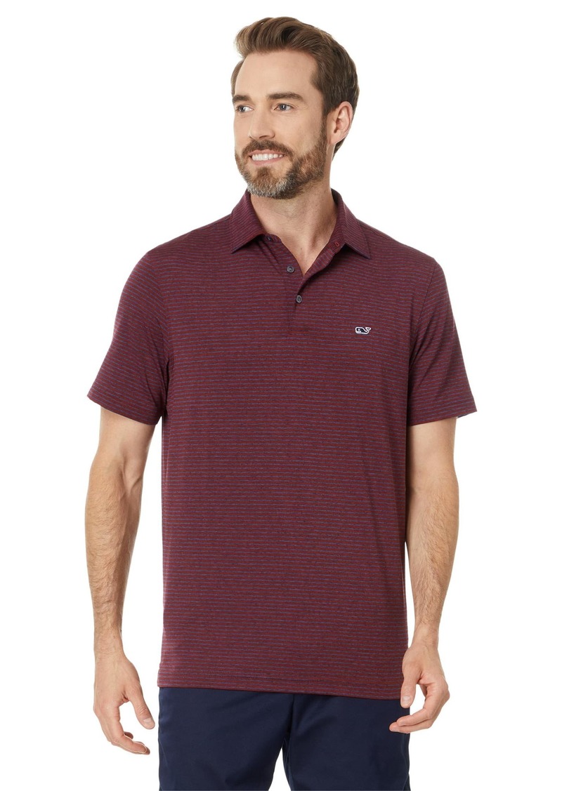 vineyard vines Men's Bradley Stripe Sankaty Polo