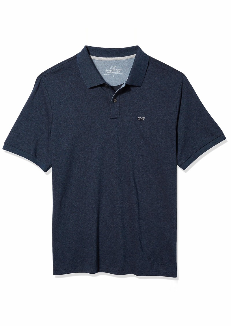 vineyard vines Men's Edgartown Short Sleeve Pique Polo